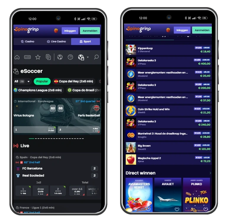 zonder crucks spinogrino casino